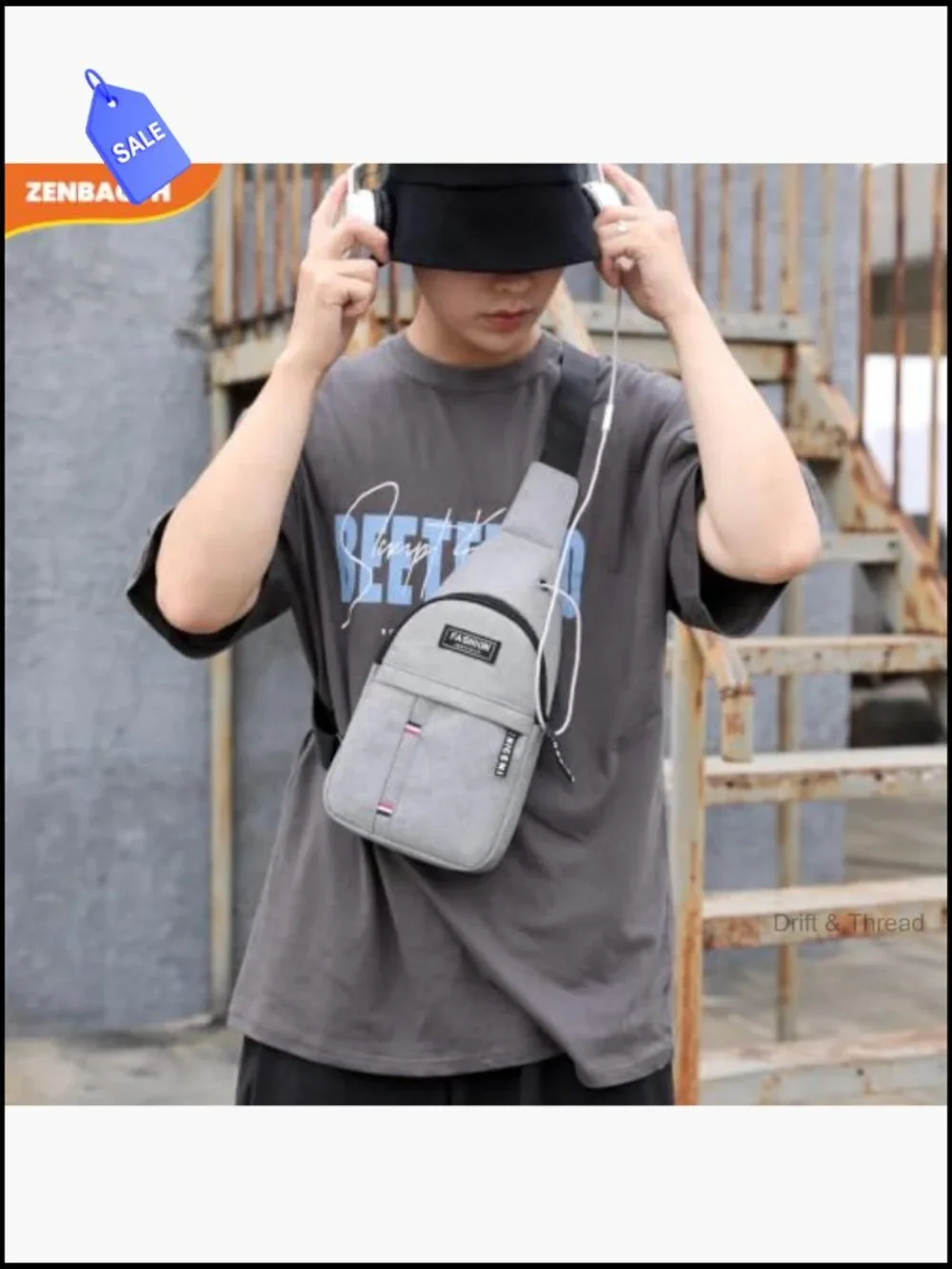Cross Body Sling Bag Multipurpose Travel Chest Shoulder Backpack Hiking